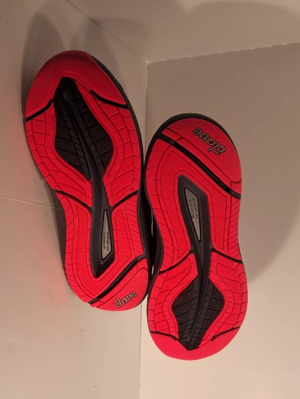 Clove FORTE Waterproof Slip-On Shoes - Steel Blue/Electric Red Size W 8.5